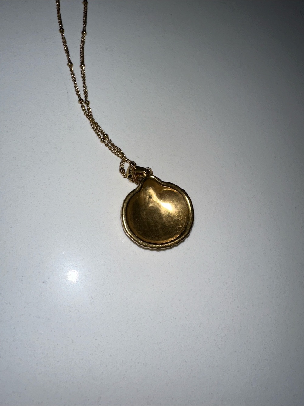 NEW Louise Carter “Destin” gold shell chain boho layering necklace - Picture 6 of 8